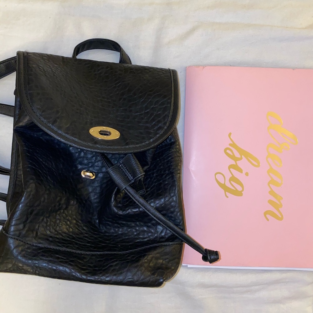 Brandy Melville Black Mini Backpack